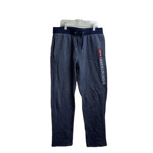 Abercrombie & Fitch  Fleece Sweatpants Mens Small Blue